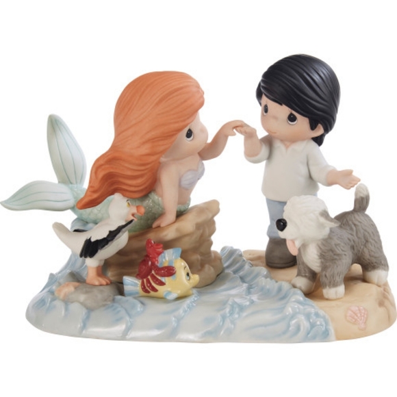 Precious Moments/Disney The Little Mermaid/Our Love Goes The Distance/NIB/LE - Picture 4 of 8